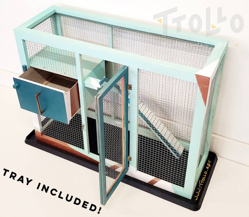 LILFRIEND HOUSE Wooden Cage For Small Pet hamster image 2