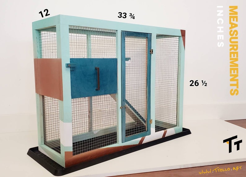 LILFRIEND HOUSE Wooden Cage For Small Pet hamster image 4