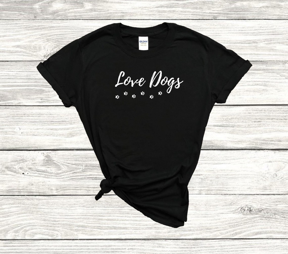 Liebe Hunde Shirt für Frauen Hund TShirt Hund Tshirt Etsy