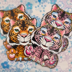 Tiger Vinyl Sticker