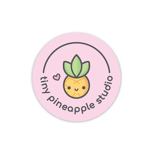 Tiny Pineapple Studio LOGO VINYL STICKER