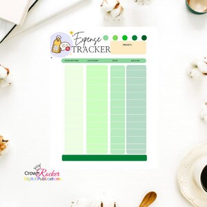Páginas de planificación financiera: coloridas