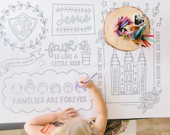 General Conference Coloring Poster by Alexa Zurcher - Etsy