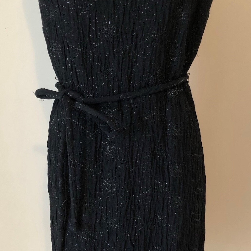 Lurex Long Dress - Old Rose