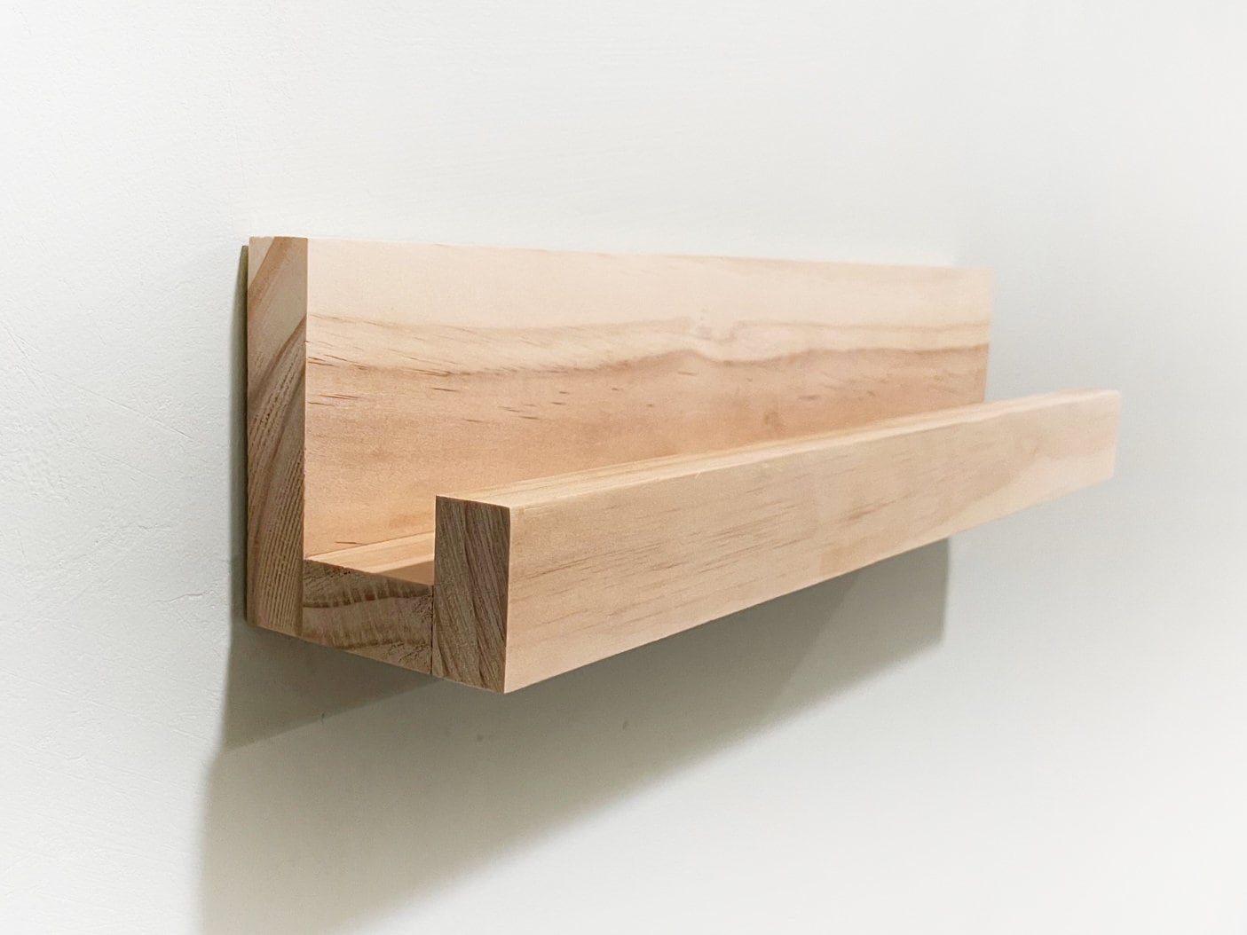 Narrow Ledge Shelf, Bookshelf, Montessori Style Nursery Bookshelf