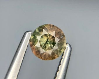 Rare Green Phantom Axinite top cut Gemstone from Pakistan