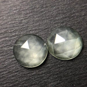 Beautiful well faceted Prehnite Rosecut from Africa