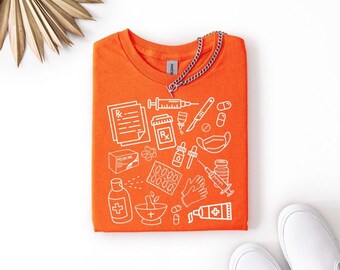 Pharmacy Tech Doodle Tee | Healthcare Worker Gift