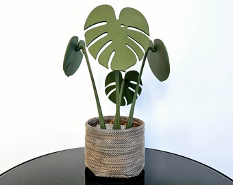 Plante de sous-bock Monstera, plante sous-bock avec aimants, plante Monstera, sous-verre Monstera, sous-verres Philodendron à feuilles fendues