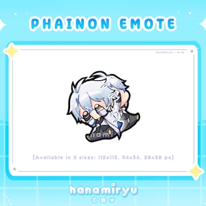 Phainon Emote - Rolling Down, Cute Chibi Honkai Star Rail Hyper / Folded Emoji, HSR, For Streamer Twitch Youtube Discord Kick