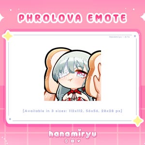 Phrolova Sandwich Emote, Cute Chibi Wuthering Waves Bread Emoji, Wuwa Premade / Kawaii, For Streamer Twitch Youtube Discord Kick