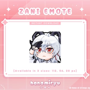 Zani Roger Emote, Cute Chibi Wuthering Waves Obey Emoji, Wuwa Premade / Kawaii, For Streamer Twitch Youtube Discord Kick