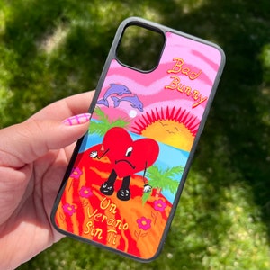 Un verano sin ti case| bad bunny phone case| with words| Free shipping