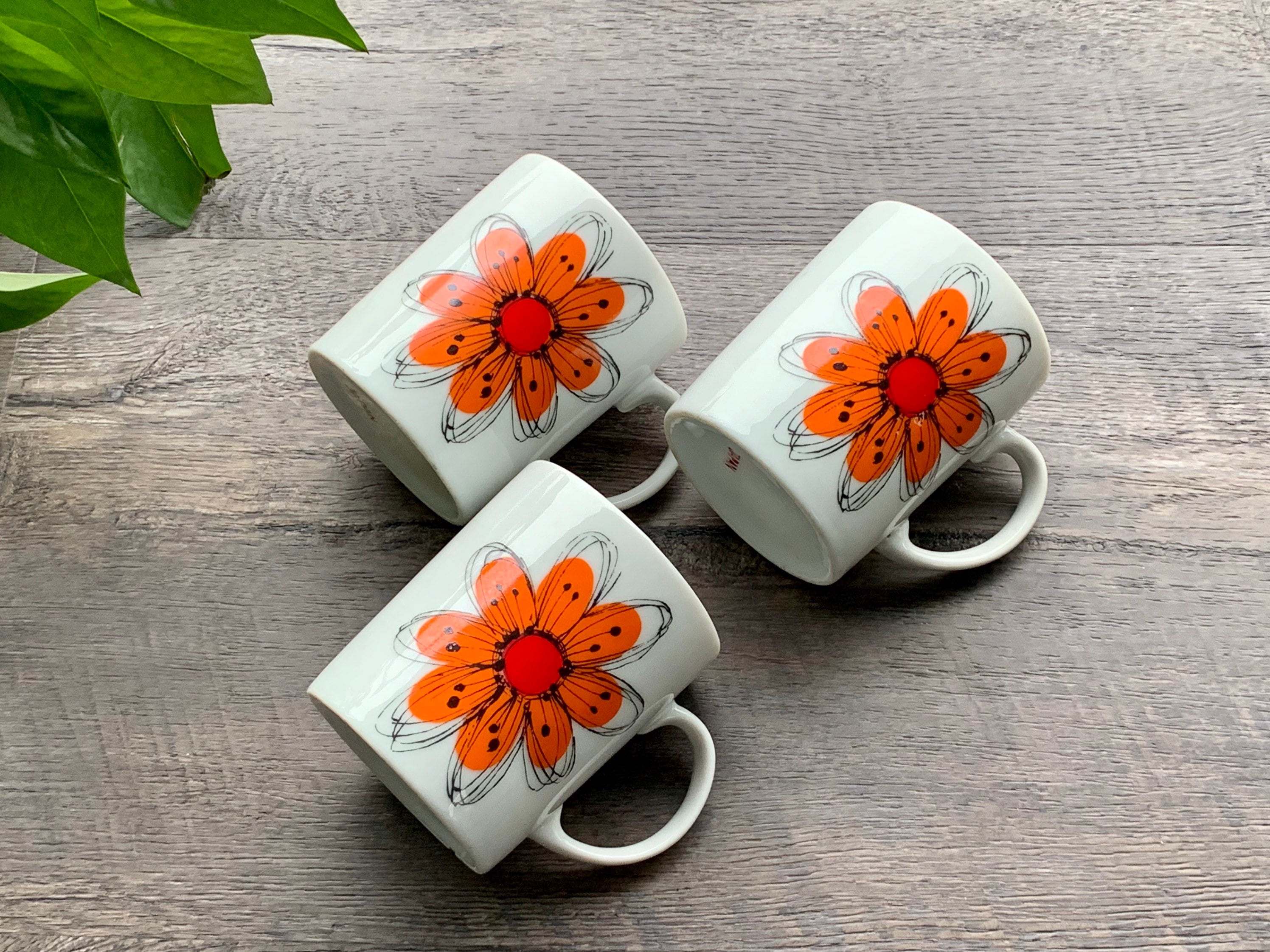 Mid Century Modern Japanese Mugs - Etsy