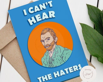 Van Gogh Instant Download Birthday Card | Birthday Card | Print at home | Funny Birthday Card | Voldemort | Printable | SVG PDF JPG png