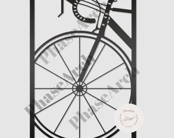 FRAMED BIKE VECTOR Svg-Dwg-Dxf-Pdf-Eps- Cnc Cutting,Digital Cut Files,Clip Art,Illustrations