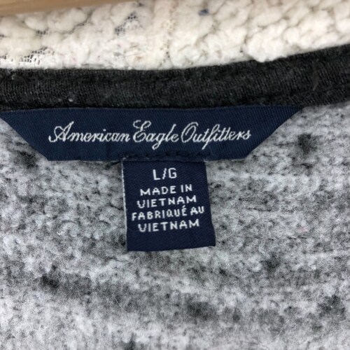 Vtg AMERICAN EAGLE OUTFITTERS shops Wool Hoodie Sweatshirt Pullover Jumper Sweater Knitwear Hoodie