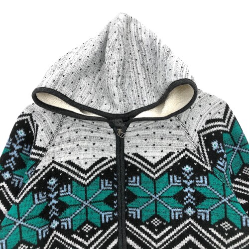 Vtg AMERICAN EAGLE OUTFITTERS shops Wool Hoodie Sweatshirt Pullover Jumper Sweater Knitwear Hoodie