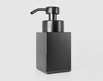 Distributore di sapone schiumogeno moderno in acciaio inossidabile / Accessorio per lavabo da bagno in acciaio di alta qualità / Prodotti da cucina di design minimalista