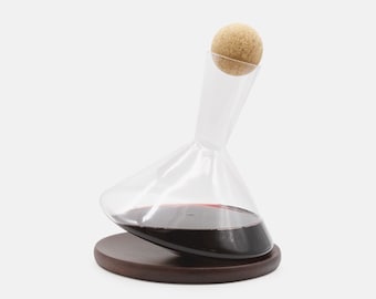 Vintage Italian Wine Decanter | Old World Map Bottle