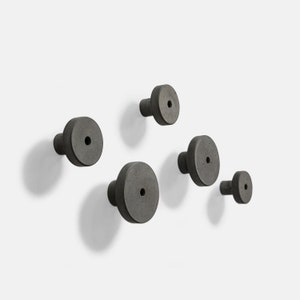 Contemporary Concrete Hanging Wall Hooks / Handmade Wall Mounted Coat Hook/ Minimalist Modern Home Wall Decor / Entryway Organizer Key Hook