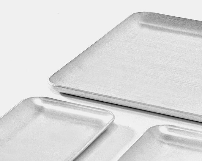 Minimalist Aluminum Decorative Valet Tray Breakfast Serving Etsy