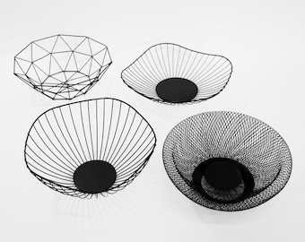 Metal Wire Fruit Basket/ Decorative Organizer/ Home Decor Storage
