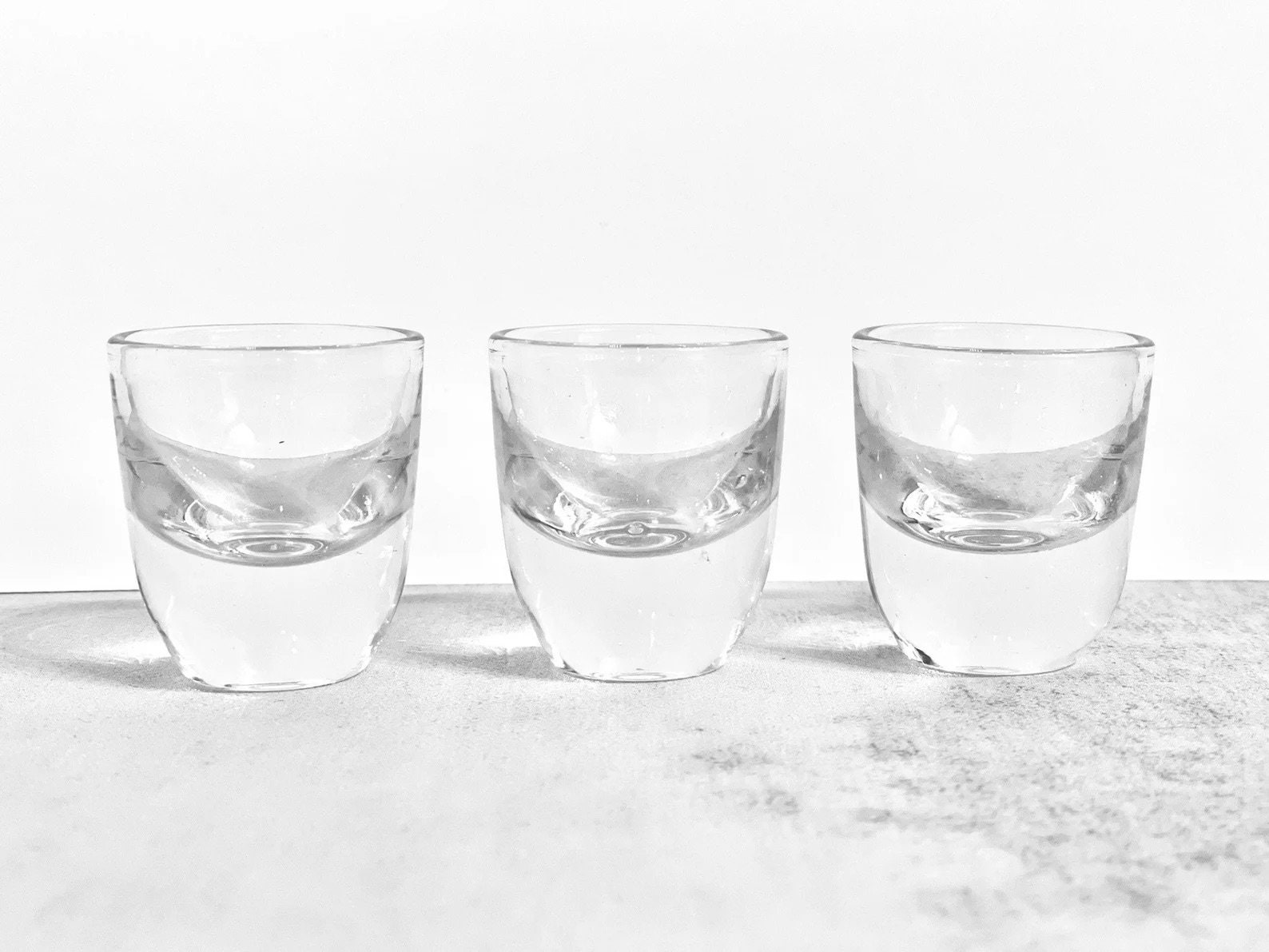 Modern Mini Bullet Shot Glass Set of Six Perfect Etsy