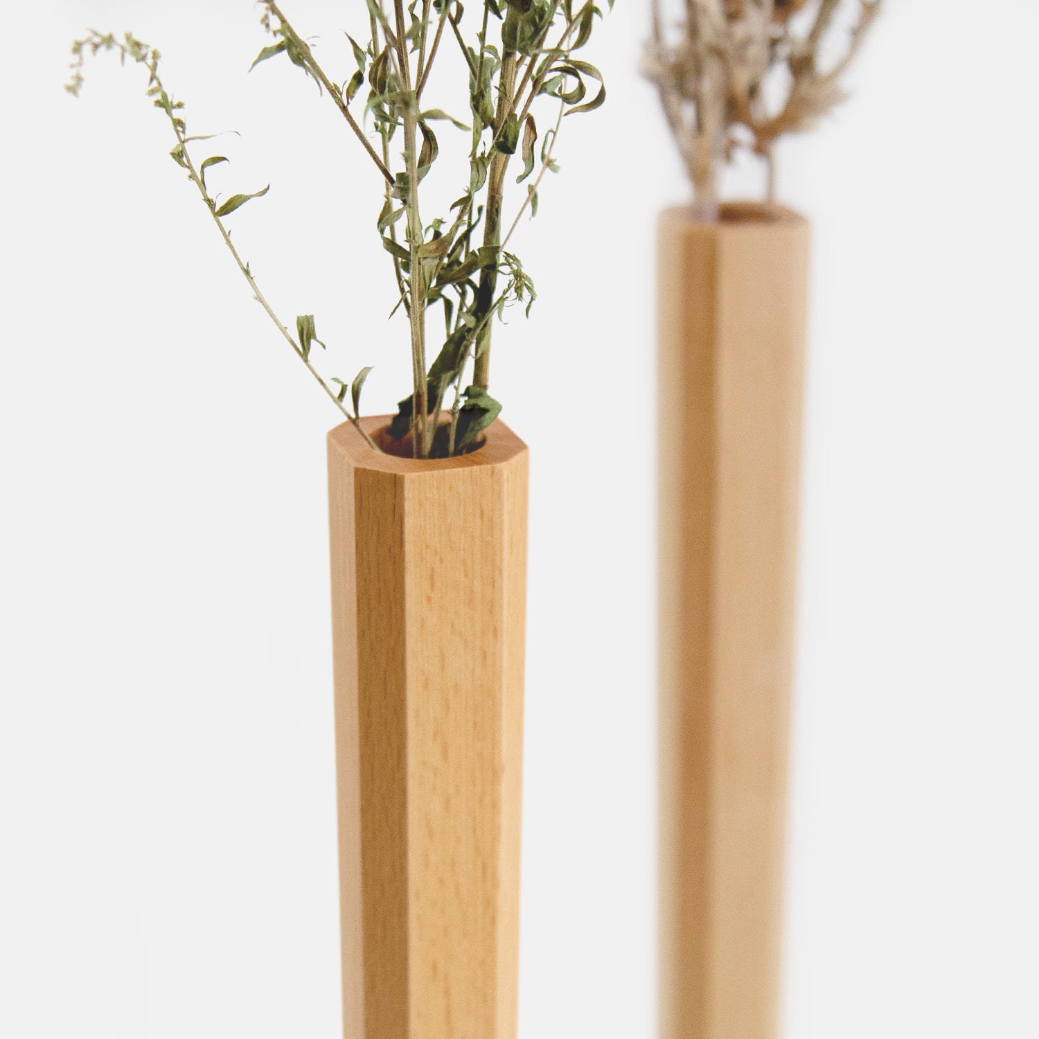 Wooden Wall Vase / Modern Bud Vase / Wall Mounted Flower Vase/ Etsy