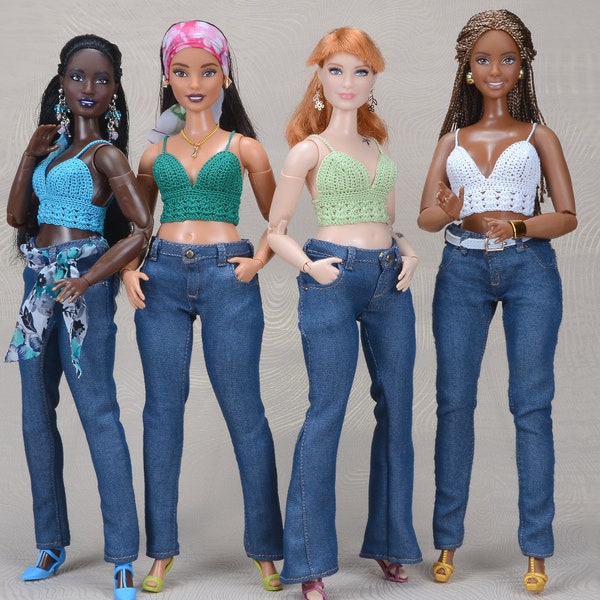 Curvy Barbie Clothes - Etsy
