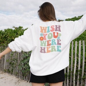 Sweat-shirt surdimensionné avec des mots dans le dos Sweat-shirt tendance Sweat-shirt Vsco positif pour la santé mentale Sweat-shirt BCBG