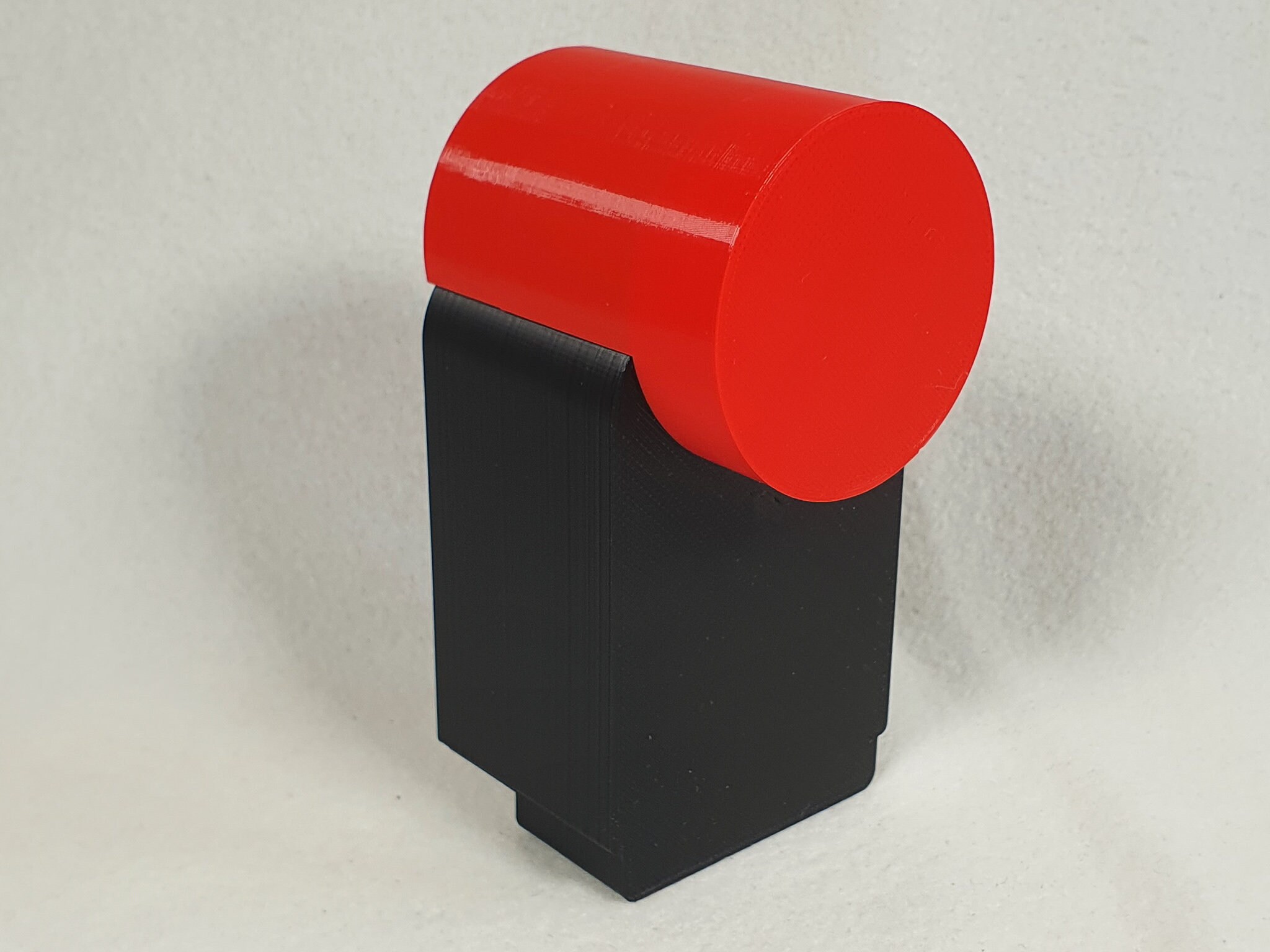 Special cover for your "Nuki Smartlock" with cover for the rotary and illuminated button (one or two colors as desired)