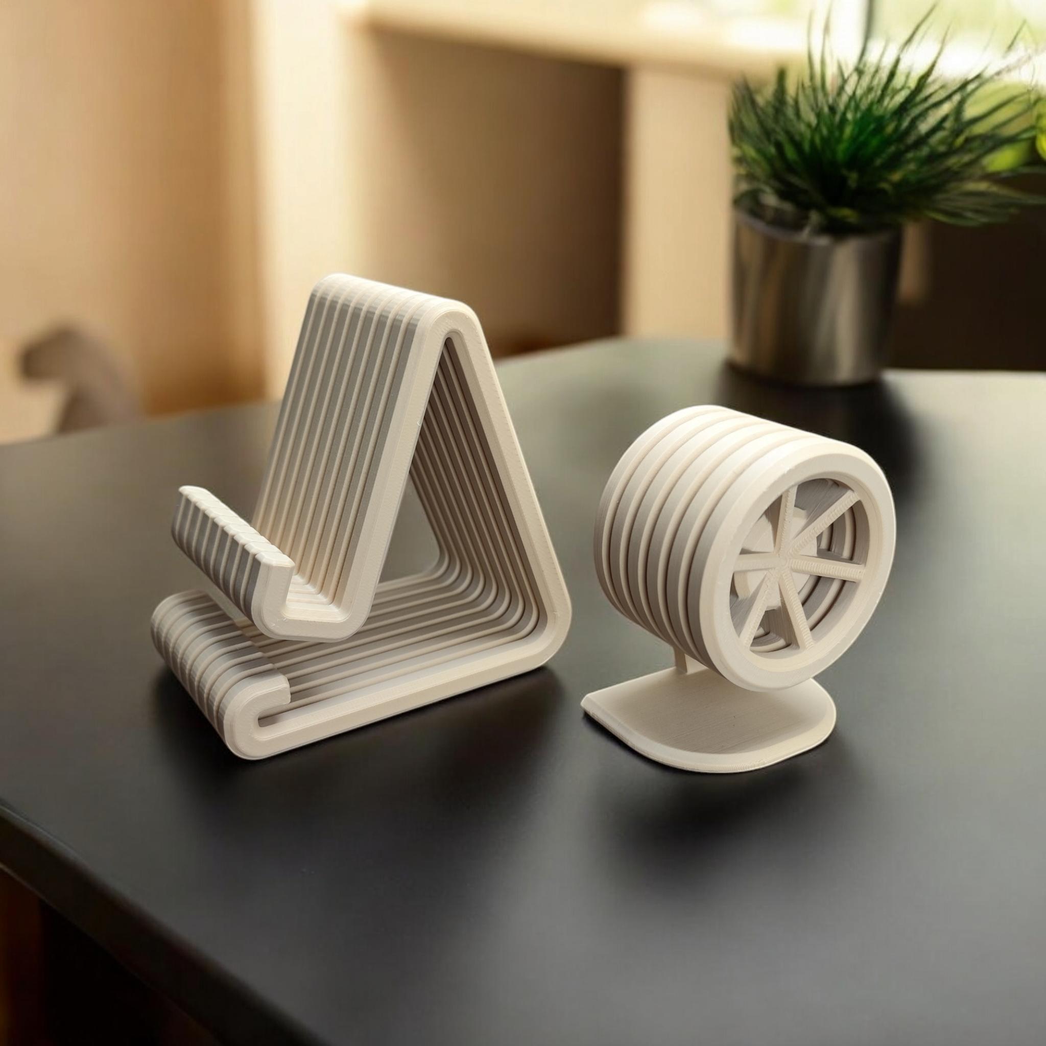 Phone and smartwatch holder set "TechTwist Duo" | Individual configuration and colors | Official Deltaprints partner