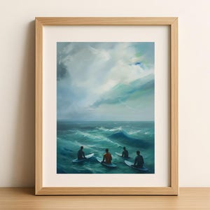 Surfboard Wall Art, Surfboard Beach Ocean, Beachy Wall Art, Minimalist Modern Art Coastal Room Decor, Surf Wall Art, Coastal Beach Wall Art