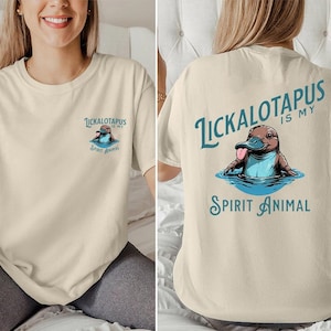 Koszulka Lickalottapus Is My Spirit Animal, zabawna koszula