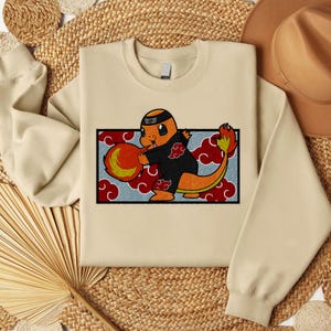 アニメ刺繍シャツ、アニメ刺繍スウェットシャツ、マンガ刺繍シャツ、アニメ刺繍パーカー