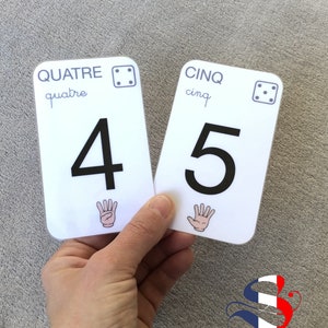 Carte Nombre Personnalisé, carte écriture BATON et CURSIVE, carte lettres de l’alphabet, éducatif, maternel, apprendre les nombres, jeu image 4