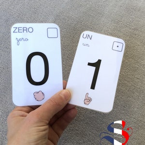 Carte Nombre Personnalisé, carte écriture BATON et CURSIVE, carte lettres de l’alphabet, éducatif, maternel, apprendre les nombres, jeu image 2