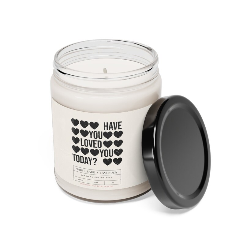 Self Love Soy Candle, 9oz, Have You Loved You Today Candle, Self Care
