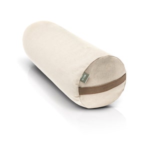 Bolster de yoga Ovale KAPOK 100 % coton Bio 60cm x 15cm x 30cm