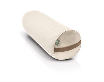 Yoga Buckwheat Husk Bolster - White Sand - Be Natural