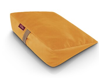 Wedge-Seat Cushion - Yellow Ochre - Be Classic