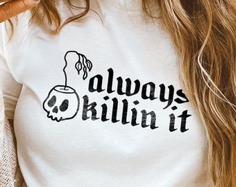 SVG - PNG Zawsze zabijaj roślinę Mama Szkielet Czaszka Gotyk Emo Miłośnik roślin Mama roślin Pani ogrodniczka