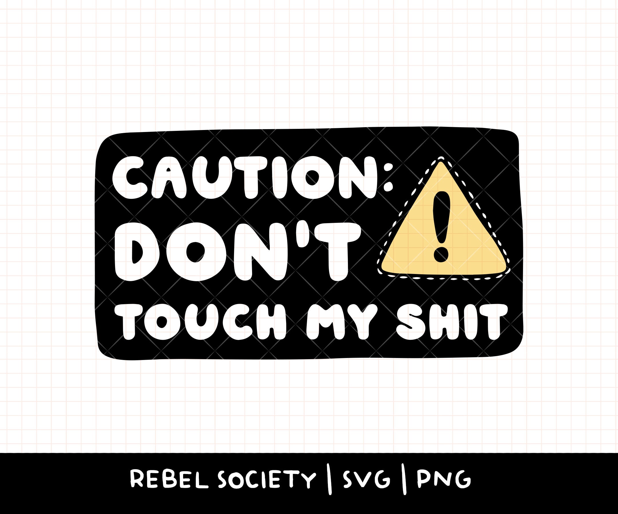 VS024 Stck-ER Punny Vnlo Adhesvo / Calcomanía De Broma De Papá