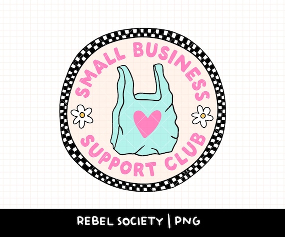 Small Biz Support Club Packaging Sticker PNG Sarcastic Cute Designs Motivational Quotes, Small Business Bundle Happy Mail Shipping Stickers