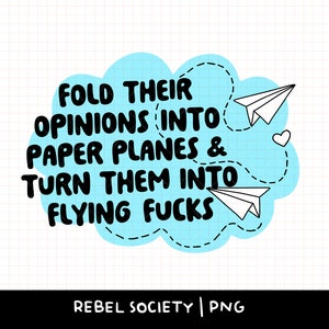 Fliegen Fickt PNG, Andere Völker Meinung PNG Papierflieger Flugzeug Trendige PNG Bewusstsein für psychische Gesundheit Selbstliebe Normalisieren Therapie, Zero Fickts