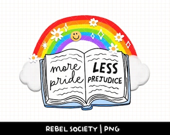 Więcej dumy, mniej uprzedzeń PNG Naklejka na miesiąc dumy Projekt gejowskiego sojusznika LGBTQ Pride PnG Projekt koszulki dumy Miłość to miłość Odznaka miesiąca dumy Rolka