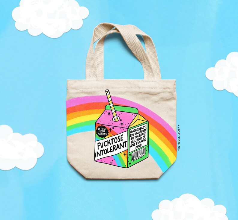 Fucktose Intolerant PNG People Pleasing is Over Hand Illustrated Sarcastic Bitch Bitchy Funny Cute Trendy PNG Sticker Design Mug Popular PNG image 4