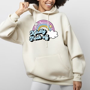 Kindly Fuck Off PNG, Introvert, Trendy PNG Designs, T-shirt Designs, Adult Humor Funny Sticker Designs, Cute Mug Designs Rainbow Smiley PNG image 3