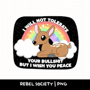 Ik tolereer geen onzin Gezonde grenzen Zelfliefde Trendy T-shirt Snarky populair stickerontwerpen Angstig Angst Geestelijke gezondheid